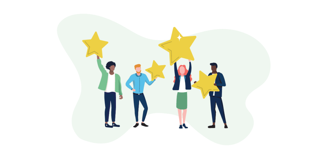 Candidates receiving a positive experience